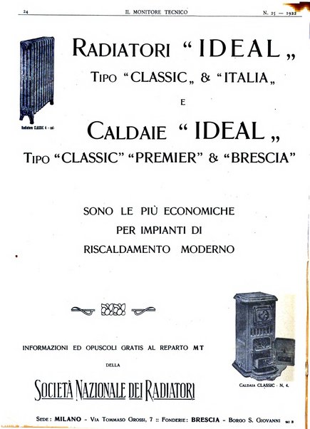 Il monitore tecnico giornale d'architettura, d'Ingegneria civile ed industriale, d'edilizia ed arti affini