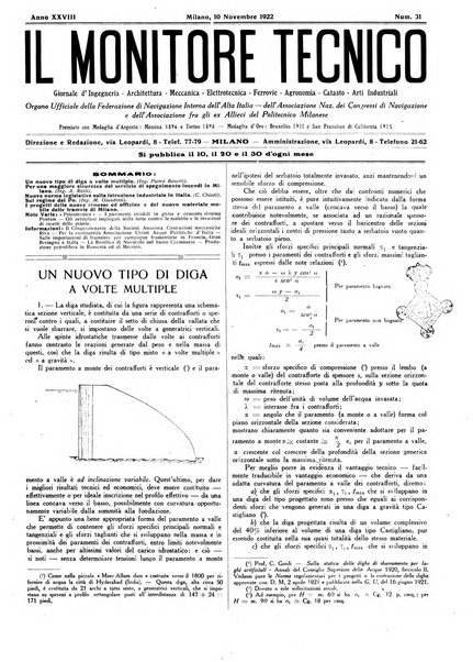 Il monitore tecnico giornale d'architettura, d'Ingegneria civile ed industriale, d'edilizia ed arti affini