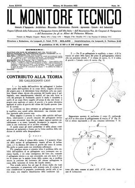 Il monitore tecnico giornale d'architettura, d'Ingegneria civile ed industriale, d'edilizia ed arti affini