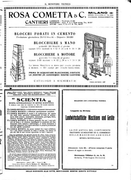 Il monitore tecnico giornale d'architettura, d'Ingegneria civile ed industriale, d'edilizia ed arti affini