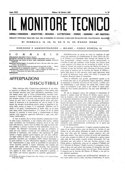 Il monitore tecnico giornale d'architettura, d'Ingegneria civile ed industriale, d'edilizia ed arti affini