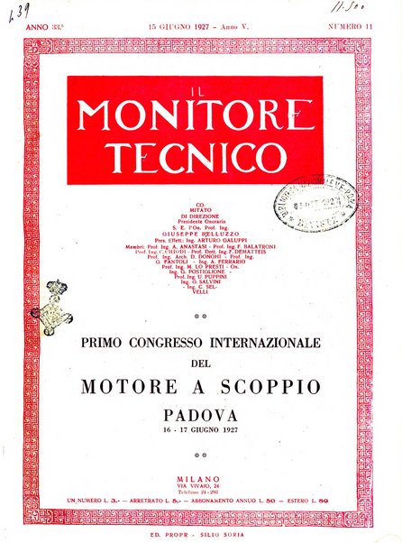 Il monitore tecnico giornale d'architettura, d'Ingegneria civile ed industriale, d'edilizia ed arti affini