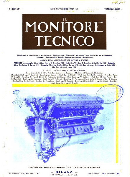 Il monitore tecnico giornale d'architettura, d'Ingegneria civile ed industriale, d'edilizia ed arti affini