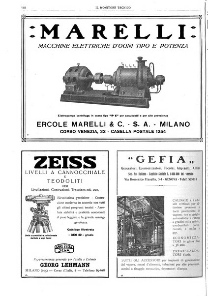 Il monitore tecnico giornale d'architettura, d'Ingegneria civile ed industriale, d'edilizia ed arti affini