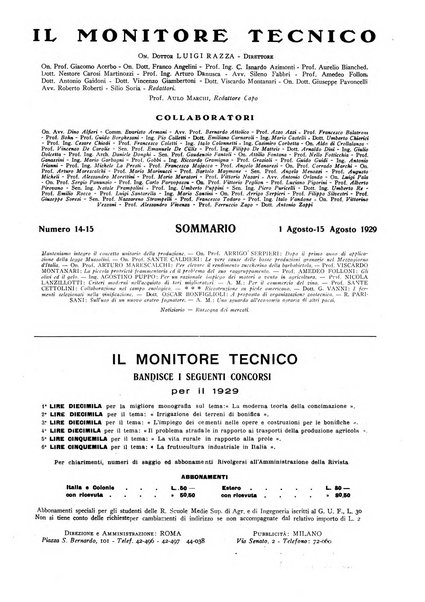 Il monitore tecnico giornale d'architettura, d'Ingegneria civile ed industriale, d'edilizia ed arti affini