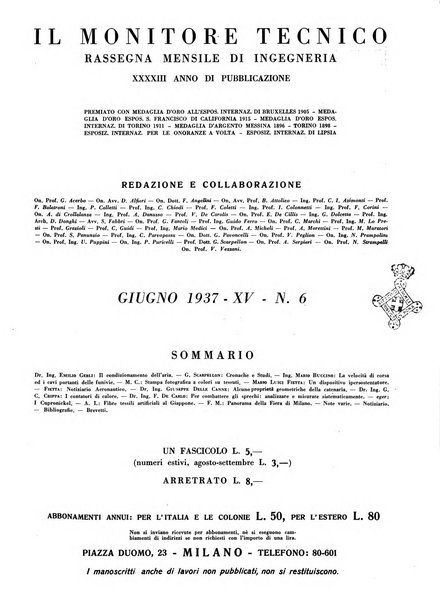 Il monitore tecnico giornale d'architettura, d'Ingegneria civile ed industriale, d'edilizia ed arti affini