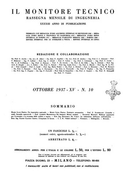 Il monitore tecnico giornale d'architettura, d'Ingegneria civile ed industriale, d'edilizia ed arti affini