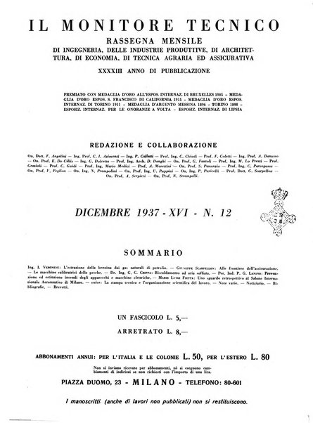 Il monitore tecnico giornale d'architettura, d'Ingegneria civile ed industriale, d'edilizia ed arti affini