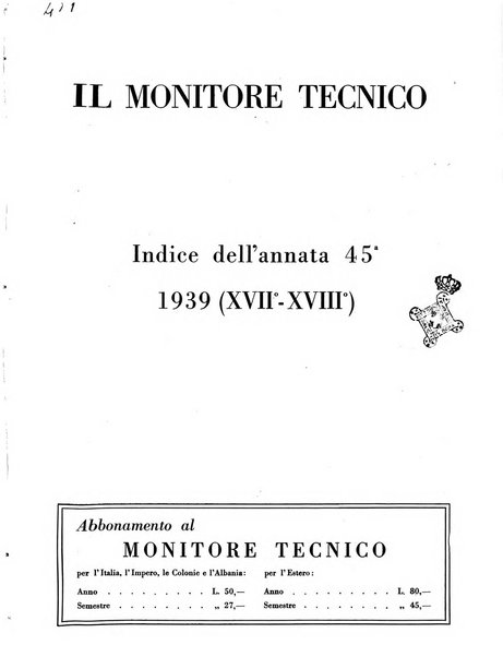 Il monitore tecnico giornale d'architettura, d'Ingegneria civile ed industriale, d'edilizia ed arti affini