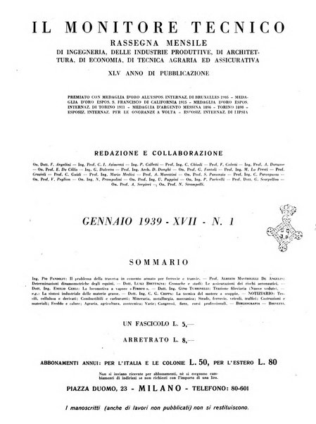 Il monitore tecnico giornale d'architettura, d'Ingegneria civile ed industriale, d'edilizia ed arti affini