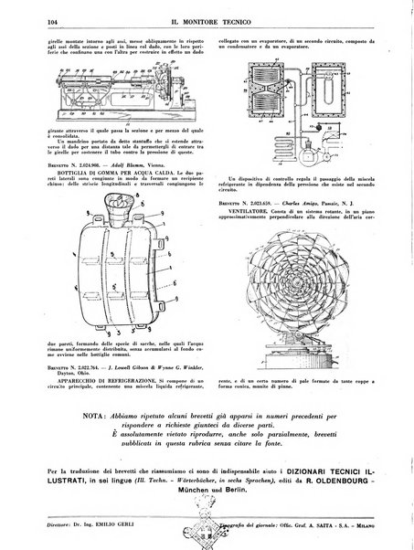 Il monitore tecnico giornale d'architettura, d'Ingegneria civile ed industriale, d'edilizia ed arti affini