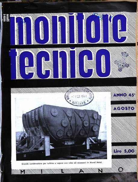 Il monitore tecnico giornale d'architettura, d'Ingegneria civile ed industriale, d'edilizia ed arti affini