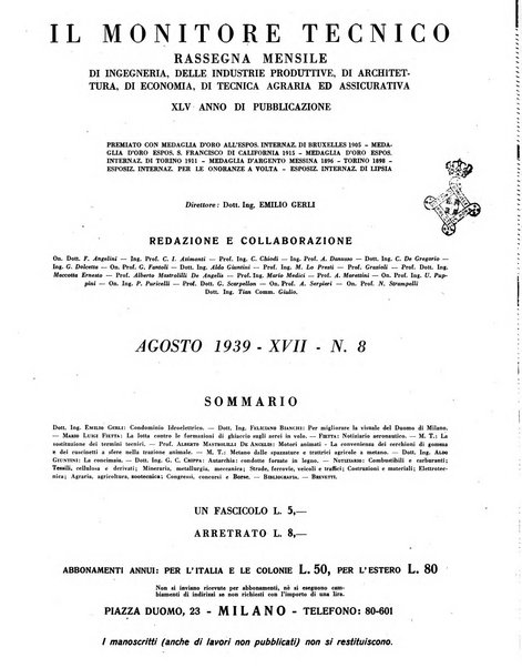 Il monitore tecnico giornale d'architettura, d'Ingegneria civile ed industriale, d'edilizia ed arti affini