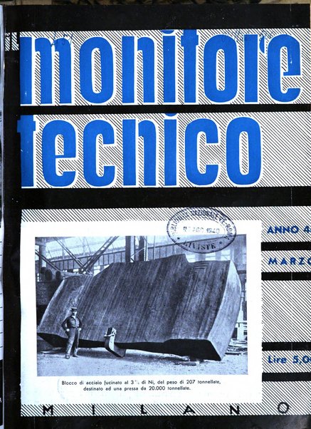 Il monitore tecnico giornale d'architettura, d'Ingegneria civile ed industriale, d'edilizia ed arti affini