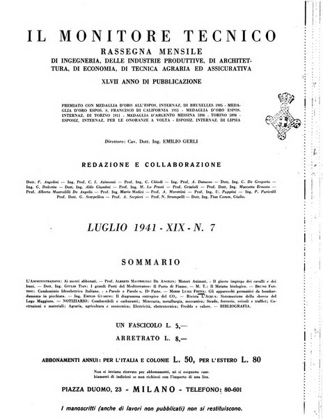 Il monitore tecnico giornale d'architettura, d'Ingegneria civile ed industriale, d'edilizia ed arti affini