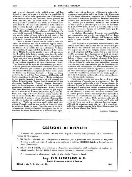 Il monitore tecnico giornale d'architettura, d'Ingegneria civile ed industriale, d'edilizia ed arti affini