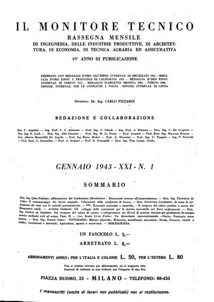 Il monitore tecnico giornale d'architettura, d'Ingegneria civile ed industriale, d'edilizia ed arti affini