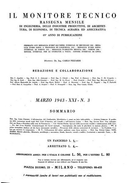 Il monitore tecnico giornale d'architettura, d'Ingegneria civile ed industriale, d'edilizia ed arti affini