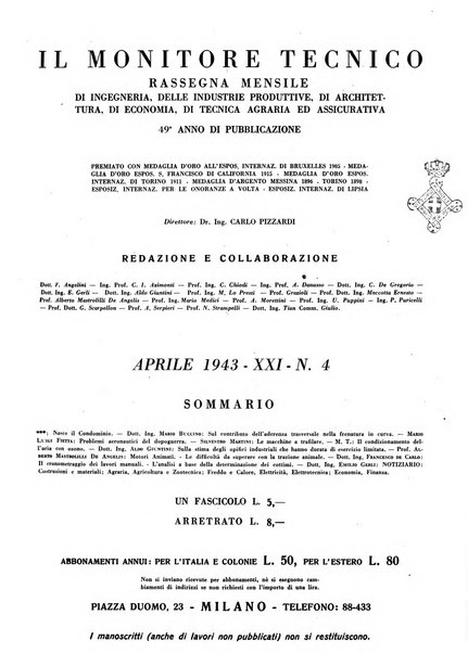 Il monitore tecnico giornale d'architettura, d'Ingegneria civile ed industriale, d'edilizia ed arti affini