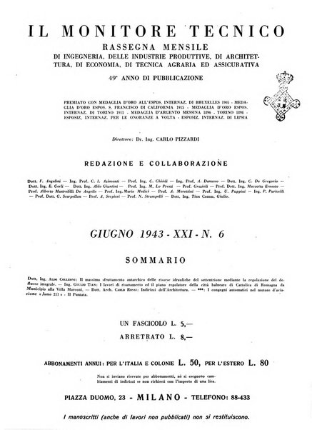 Il monitore tecnico giornale d'architettura, d'Ingegneria civile ed industriale, d'edilizia ed arti affini