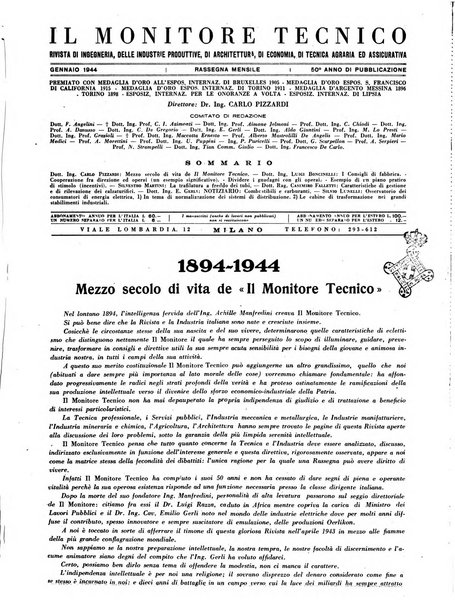 Il monitore tecnico giornale d'architettura, d'Ingegneria civile ed industriale, d'edilizia ed arti affini