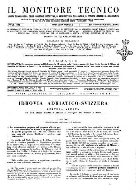 Il monitore tecnico giornale d'architettura, d'Ingegneria civile ed industriale, d'edilizia ed arti affini