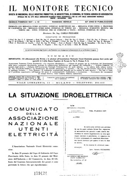 Il monitore tecnico giornale d'architettura, d'Ingegneria civile ed industriale, d'edilizia ed arti affini