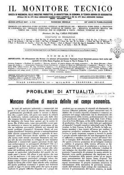 Il monitore tecnico giornale d'architettura, d'Ingegneria civile ed industriale, d'edilizia ed arti affini