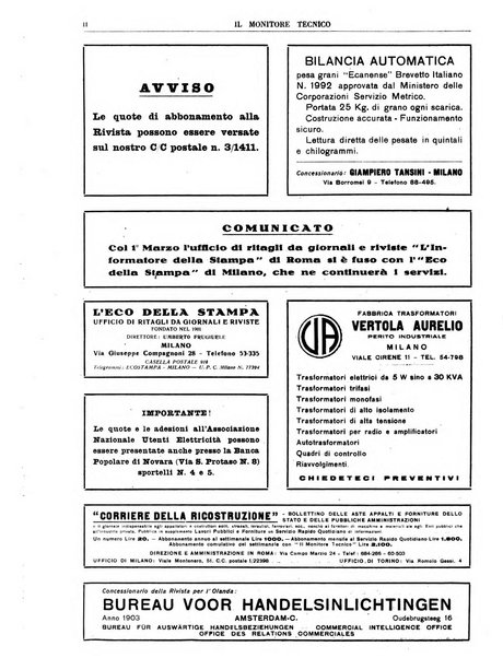 Il monitore tecnico giornale d'architettura, d'Ingegneria civile ed industriale, d'edilizia ed arti affini