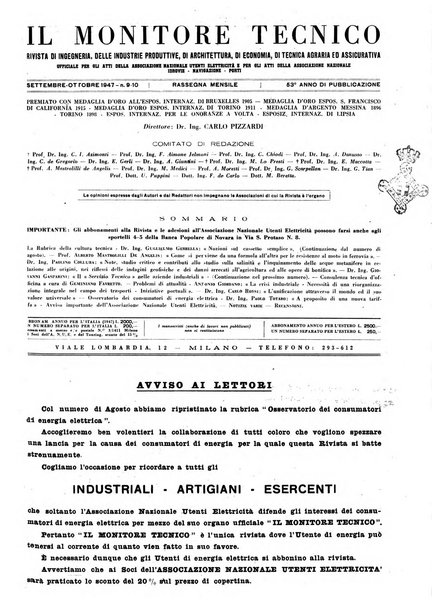 Il monitore tecnico giornale d'architettura, d'Ingegneria civile ed industriale, d'edilizia ed arti affini