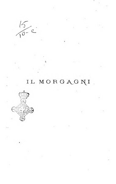 Il Morgagni opera di medicina e chirurgia