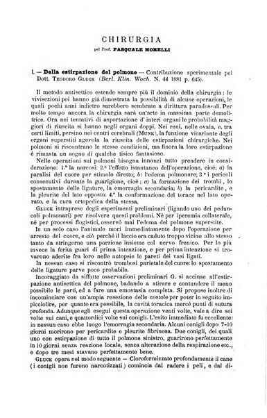 Il Morgagni opera di medicina e chirurgia