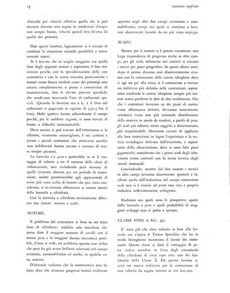 La motonautica italiana rivista ufficiale della reale Federazione italiana motonautica