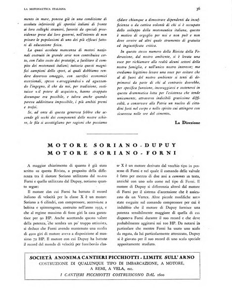 La motonautica italiana rivista ufficiale della reale Federazione italiana motonautica