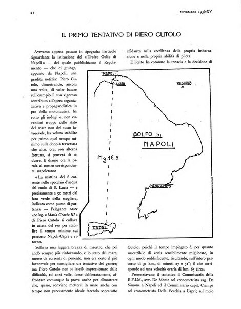 La motonautica italiana rivista ufficiale della reale Federazione italiana motonautica