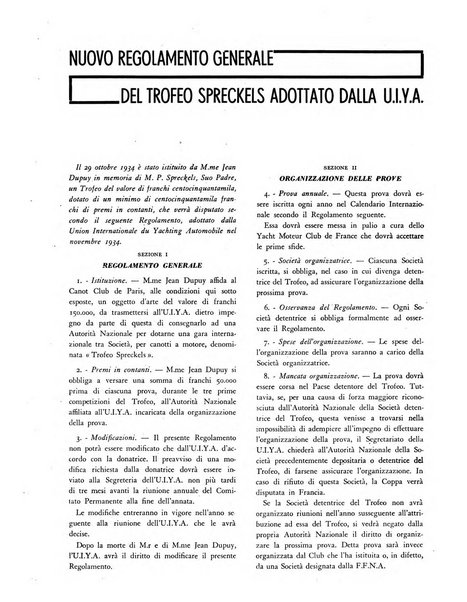 La motonautica italiana rivista ufficiale della reale Federazione italiana motonautica