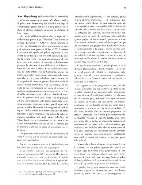 La motonautica italiana rivista ufficiale della reale Federazione italiana motonautica