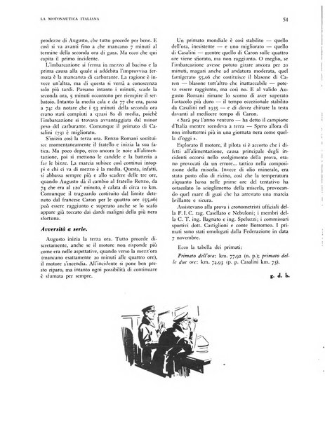 La motonautica italiana rivista ufficiale della reale Federazione italiana motonautica