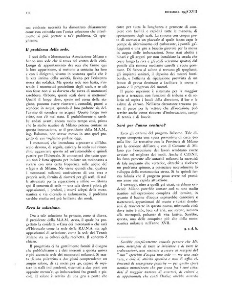 La motonautica italiana rivista ufficiale della reale Federazione italiana motonautica