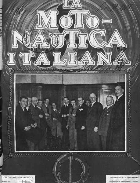 La motonautica italiana rivista ufficiale della reale Federazione italiana motonautica