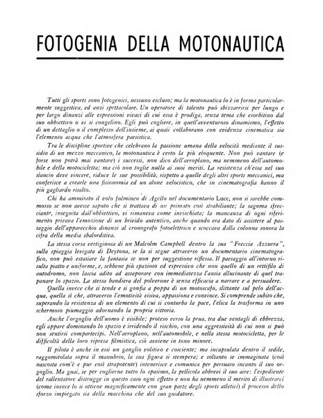 La motonautica italiana rivista ufficiale della reale Federazione italiana motonautica