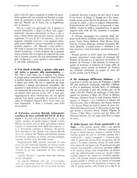 La motonautica italiana rivista ufficiale della reale Federazione italiana motonautica