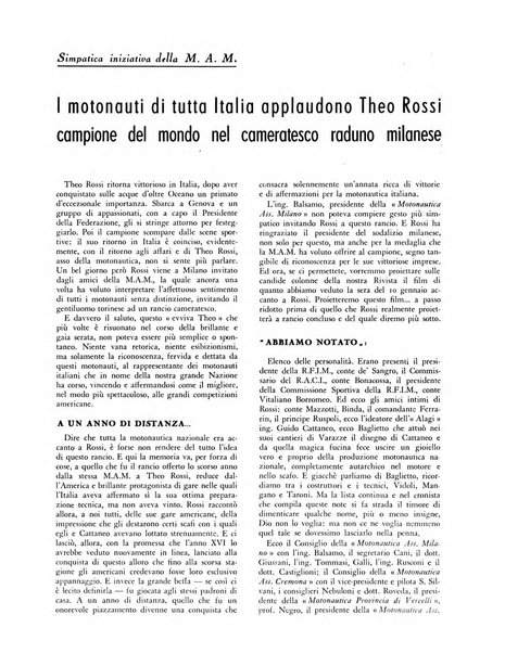 La motonautica italiana rivista ufficiale della reale Federazione italiana motonautica