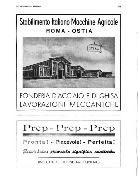 La motonautica italiana rivista ufficiale della reale Federazione italiana motonautica