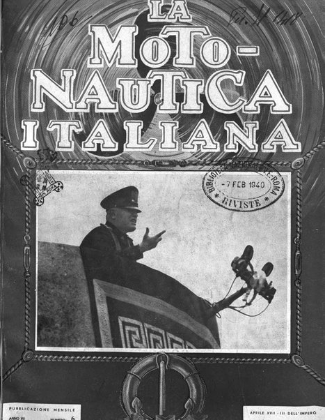 La motonautica italiana rivista ufficiale della reale Federazione italiana motonautica