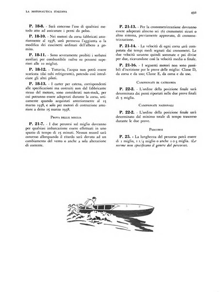 La motonautica italiana rivista ufficiale della reale Federazione italiana motonautica