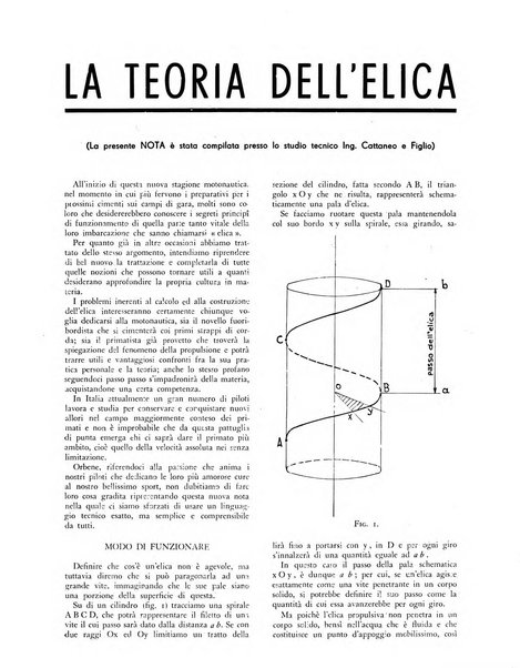 La motonautica italiana rivista ufficiale della reale Federazione italiana motonautica