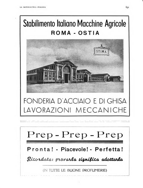 La motonautica italiana rivista ufficiale della reale Federazione italiana motonautica