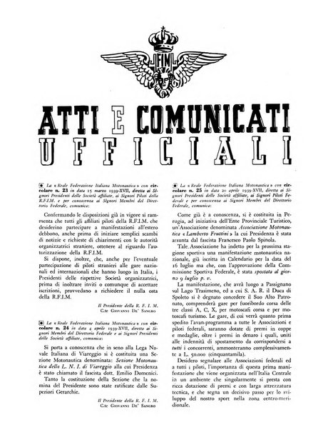 La motonautica italiana rivista ufficiale della reale Federazione italiana motonautica