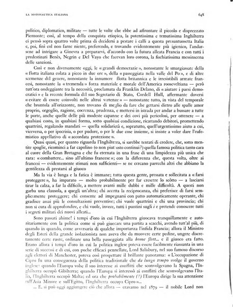 La motonautica italiana rivista ufficiale della reale Federazione italiana motonautica